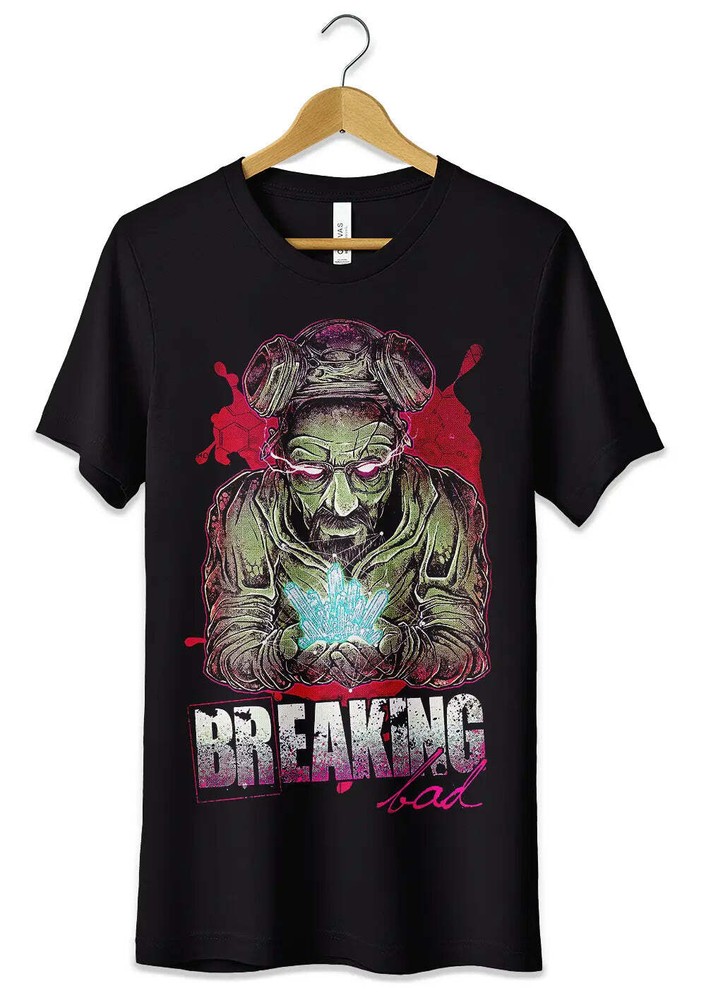 Breaking Bad Heisenberg TV Series T-Shirt Black S M L XL XXL