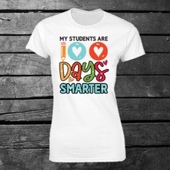 100 Days of School Teacher T-shirt Mens Ladies Gift Students Teacher Life