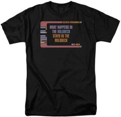 Star Trek What Happens in the Holodeck Stays in T-shirt Official New Funny