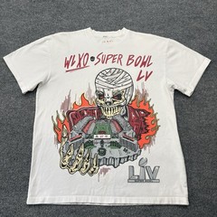 WLXO Shirt Mens L White Super Bowl LV Warren Lotas X The Weeknd Hip Hop Street