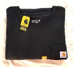 Carhartt Men’s 2XL Black Short Sleeve New w/ Tags