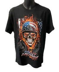 Harley Davidson Men’s Star Spangled Short Sleeve T-Shirt Black 3003002