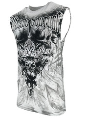 Xtreme Couture By Affliction Men’s Muscle T-shirt Tank Top Genocyber White S-5XL