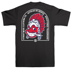 Streetwise Los Aztecas Graphic T-Shirt Black M-L-XL-2XL-3XL-4XL-5XL