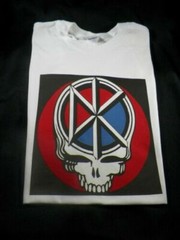 DK Dead Kennedys Dead Head Punk Rock hardcore thrash music T shirt tee