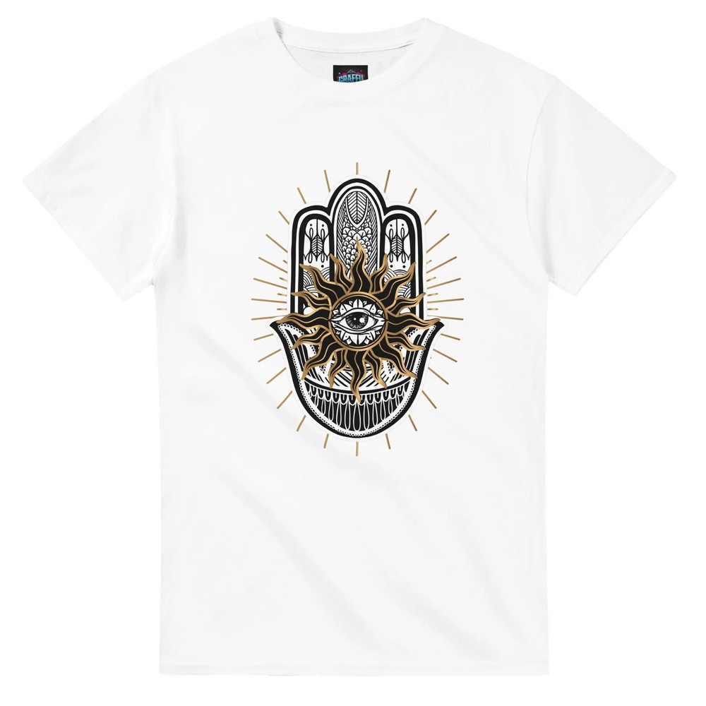 Graffiti Lux Meditation Graphic T-Shirt – High-Quality Cotton Tee-White 2XL