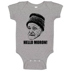 Grumpy Old Men Quote Hello Moron Fan T Shirt