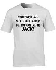 Jack T-Shirt Funny Boys Mens Personalise Any Name Gift Present Boys 80th 30th