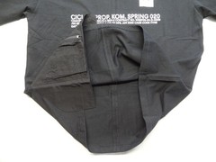 NWT Komakino M Utility Side Zip Pocket Black Short Sleeve Tee T-Shirt Designer