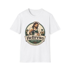 HeBrews Coffee Co. Unisex T-Shirt | Jesus Barista Parody Logo