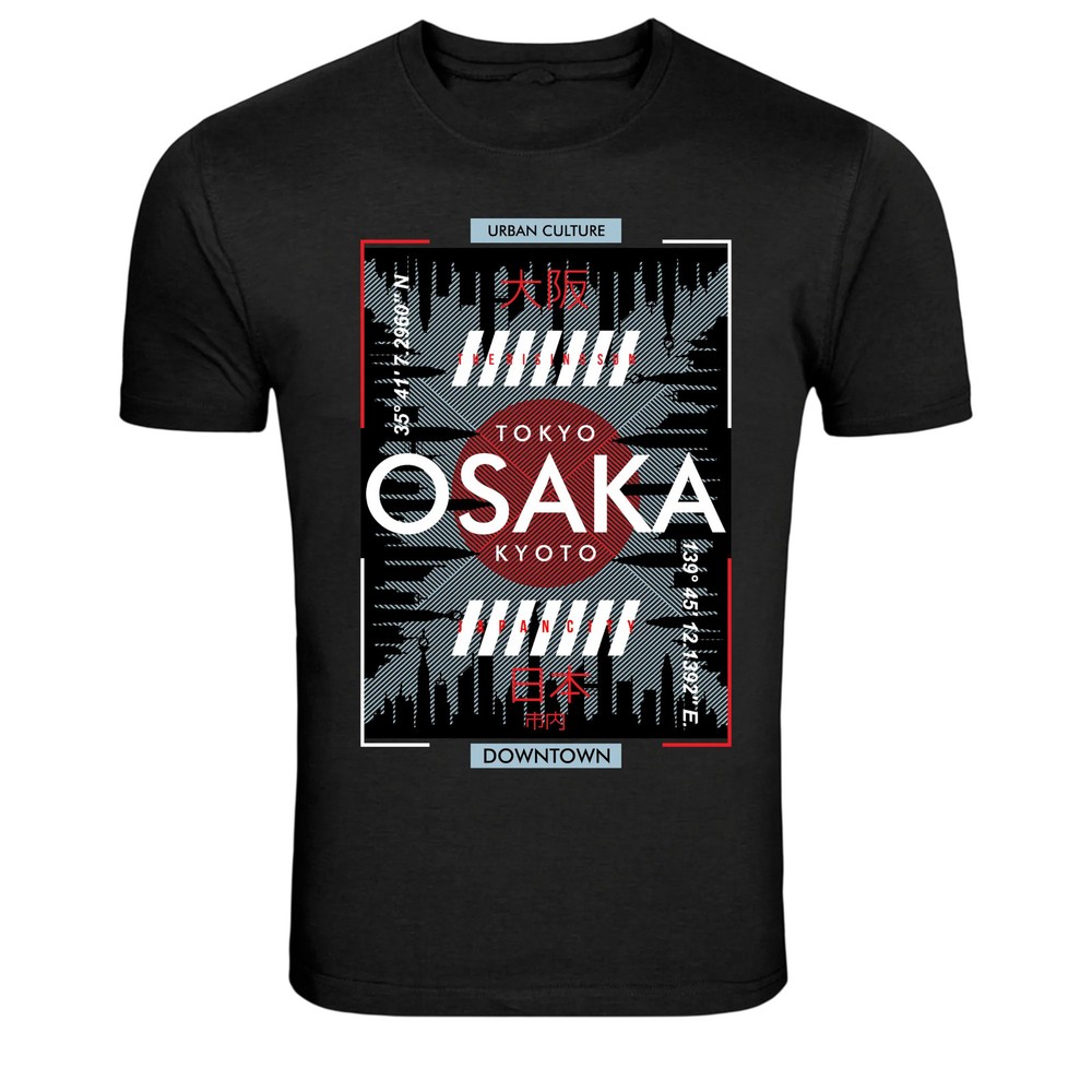 Osaka Tokyo Kyoto Japan City Graphic T-Shirt