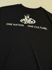PNB Nation Men’s XL Black Cotton Crew Neck Graphic Logo Tee One Nation Culture