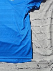 Nike Breathe Men’s Short Sleeve Tee Shirt Medium Polyester Blue CN8465-435