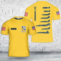 Custom Name US Blue Angels History T-Shirt 3D AOP polyester BT1150