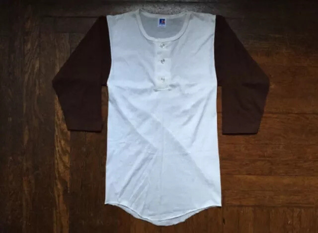 vintage russell athletic baseball t-shirt mens size small deadstock NWOT 90s NOS