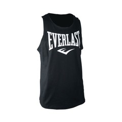 Everlast Men’s Black Sleeveless Shirt Glenwood Tank Logo Vest – 2 Pack (S01)