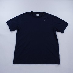 Gymshark Men’s Navy Blue Essential T-Shirt – Size M – 100% Cotton
