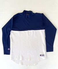 Vintage 90’s Russell Athletic Mock Neck Thermal Long Sleeve T-Shirt sz XL