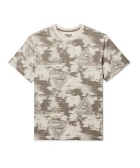 Reebok Men’s Brown & White Short Sleeve Camouflage T-Shirt Size XL NEW