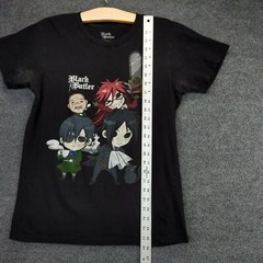 Funimation Black Butler Anime T Shirt Size Small Black Grell Graphic