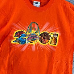 Vintage Universal Studios Shirt Mens XL Retro Y2K 90s Dinosaurs Streetwear