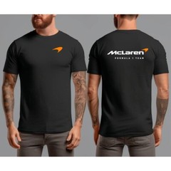 McLaren Racing Team F1 Formula Tshirt Sport Black Print Gildan Unisex T-Shirt