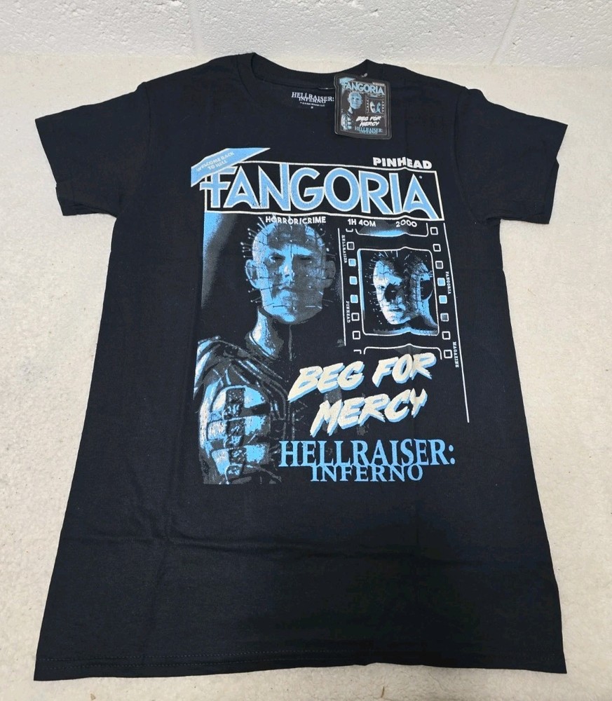 Fangoria Hellraiser Pinhead Inferno Graphic T-Shirt Men’s Size MEDIUM (Fang2)