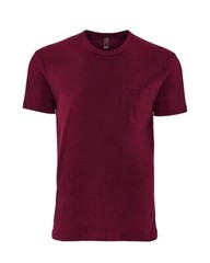 NL202 Next Level Apparel 3605 Unisex Cotton Pocket T-Shirt Pack Of 5