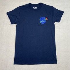 Gildan Dryblend Graphic T sz S Navy Weymouth Police Department Commemorative