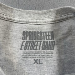 Bruce Springsteen & E Street Band Tour 2023 Chicago Shirt Mens XL Gray