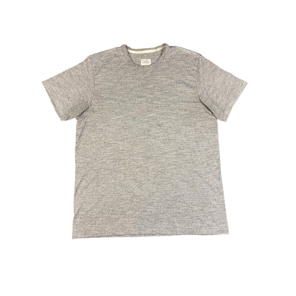 Rag & Bone New York Standard Issue Men’s Large Gray Short Sleeve Shirt Cut 13600