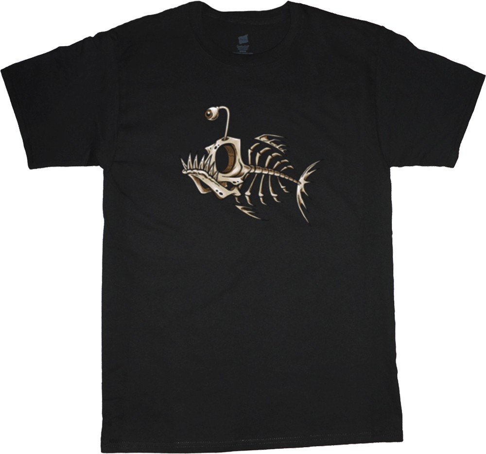 big and tall t-shirt fish bones fishing graphic tee shirt tall shirts for men