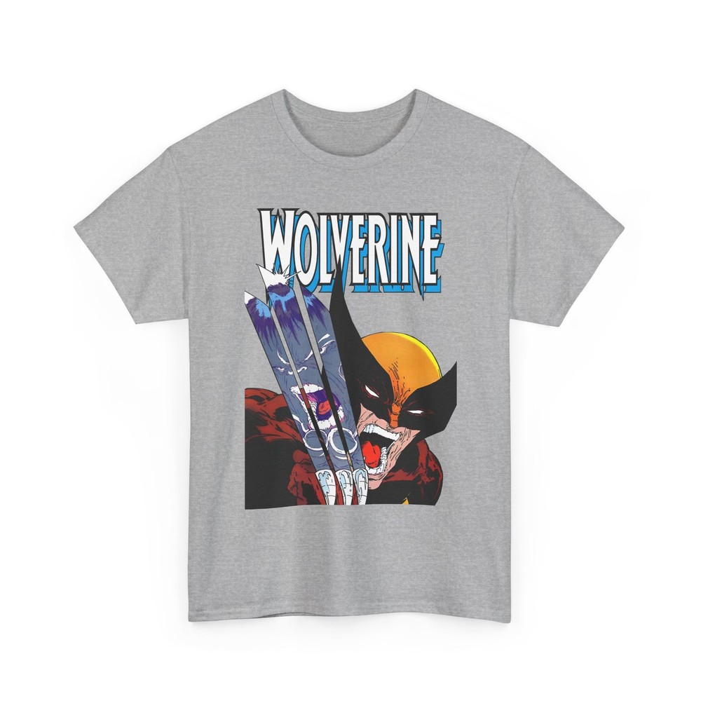 Wolverine T-Shirt Marvel Comics Todd McFarlane Art Hulk Retro Vintage-Style Tee