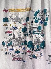 Vintage Cincinnati Ohio Shirt XL Barb McClain Cartoon City Art