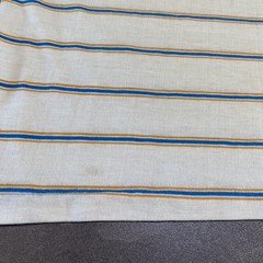 Vintage 60s 70s Montgomery Ward Striped T Shirt XL Distressed Worn Faded Surf