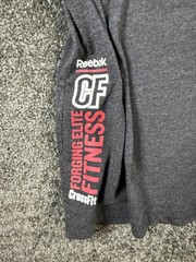 Reebok CrossFit Shirt Mens XL Gray Forging Elite Fitness Graphic Tee Gym