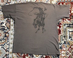 VTG Marlboro Country Store Pocket Shirt Cowboy Horse Western Rodeo XL DISTRESSED