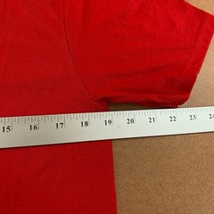 Lot of 3 District Perfect Tri Adult Small Red Short Sleeve Crew Neck T-Shirt New