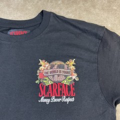 Scarface x Reason T-Shirt XL Money Power Respect Graphic Tee The World Is Yours