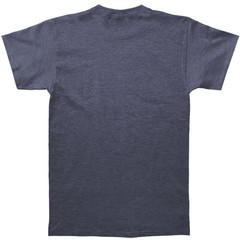 Men’s Run DMC Classic Logo On Soft Tee Slim Fit T-shirt Small Grey