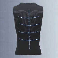Shaperluv Male Shaper Tank Chest Gynecomastia Compression Tank Top