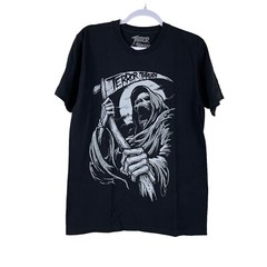 Terror Threads 100% Combed Ringspun Cotton Black T-shirt Men’s Size Medium