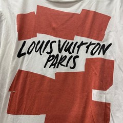 Louis Vuitton T-Shirt Mens Large Malletier Paris 1854 White Graphic Tee