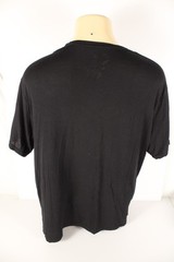 Hanes Black T-shirt Large L Super Soft 95% Modal Viscose 5% Spandex Undershirt