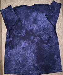 The Mountain 2XL Purple/DK Blue Leader Of The Pack Wolf Tie Dye T-Shirt