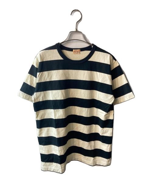 whitesville Striped T-shirt White x Black