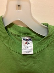 Vintage Jerzees brand plain t-shirt – lime green – Size S – see description