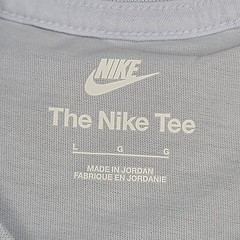 Nike Shirt Mens Large Blue Football Grey White Just Do It Cotton New Tee 55