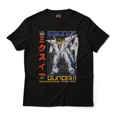 Gundam RX-105E T-Shirt Minovsky Flight System Mecha Anime Graphic Tee