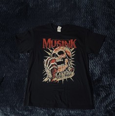 Musink Tattoo & Music Festival T Shirt Snoop Deftones Barker M NWOT